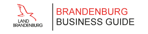 Landeslogo mit Text Brandenburg Business Guide als Linkbanner